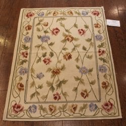 One Of a Kind Rugs FOV13896 Needlepoint Area Rug