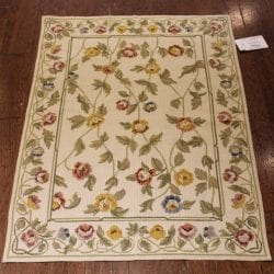 One Of a Kind Rugs FOV13897 Needlepoint Area Rug