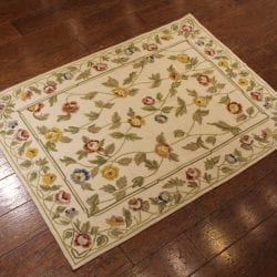 Alternative view of One Of a Kind Rugs FOV13897 Needlepoint Area Rug