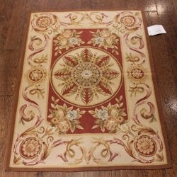 One Of a Kind Rugs FOV13898 Needlepoint Area Rug