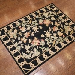 Alternative view of One Of a Kind Rugs FOV13899 Needlepoint Area Rug