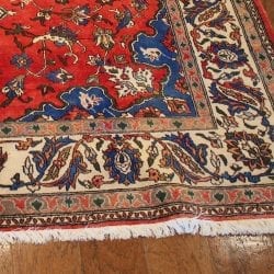 Alternative view of One Of a Kind Rugs FOV2140 Semi Antique Esfahan Area Rug