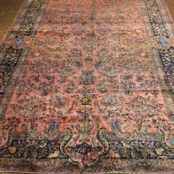 One Of a Kind Rugs FOV7872 Antique Kashan Area Rug
