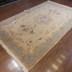 Alternative view of One Of a Kind Rugs FOV8495 Aubusson Area Rug