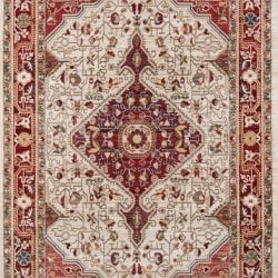 Momeni Lenox LE-02 Red Area Rug