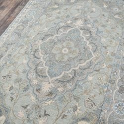 Alternative view of Momeni Tangier TAN33 Blue Area Rug