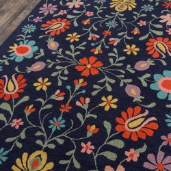 Alternative view of Momeni Newport NP-20 Navy Area Rug
