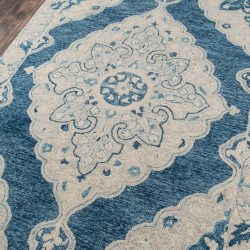 Alternative view of Momeni Tangier TAN36 Blue Area Rug