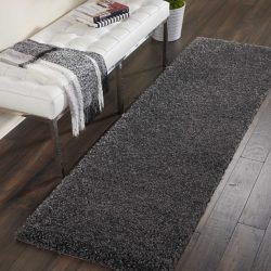 Nourison Malibu Shag MSG01 Dark Grey Area Rug