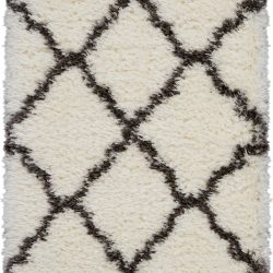 Alternative view of Nourison Luxe Shag LXS02 Ivory Area Rug
