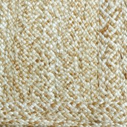 Alternative view of Fibrework Zira Braided Jute 6895 White Amber