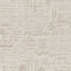 Fovama Special Image Old World Lettres D'Amour Linen