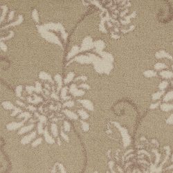 Fovama Special Image Spring Flora Grand Fleur Sheer Beige