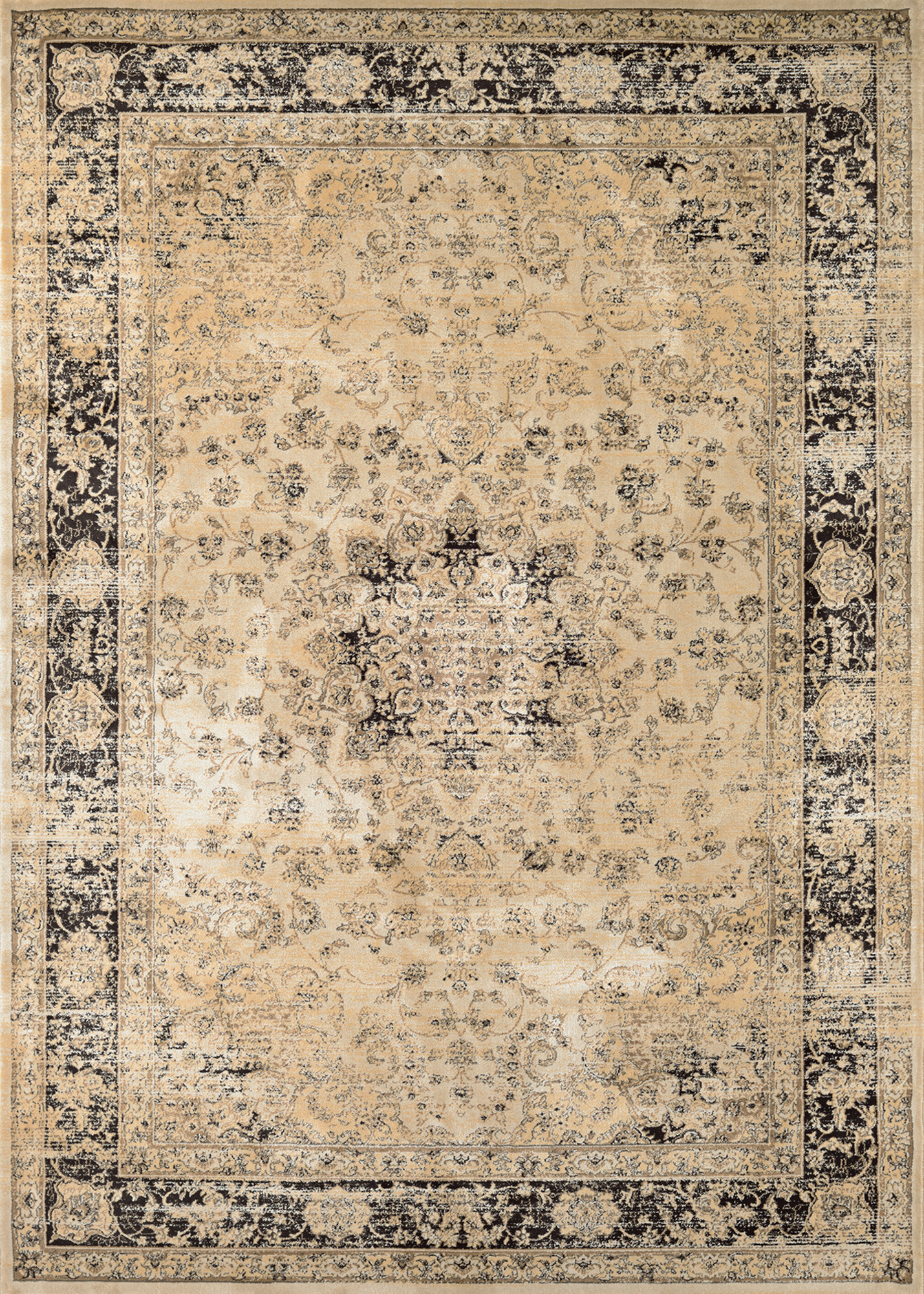 Couristan ZAHARA PERSIAN VASE OATMEAL Area Rug