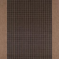 Couristan RECIFE CHECKERED FIELD BLACK Area Rug