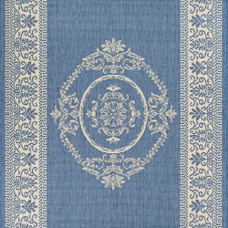 Couristan RECIFE ANTIQUE MEDALLION CHAMPAGNE Area Rug