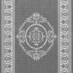 Couristan RECIFE ANTIQUE MEDALLION GREY Area Rug