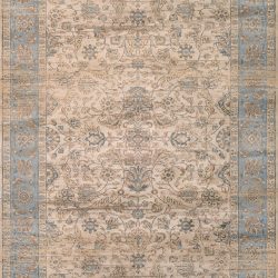 Couristan ZAHARA EMBELLISHED BLOSSOM LIGHT BLUE Area Rug