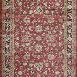 Couristan ZAHARA FARAHAN AMULET RED Area Rug