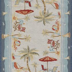 Couristan OUTDOOR ESCAPE PACIFIC HEIGHTS OCEAN Area Rug