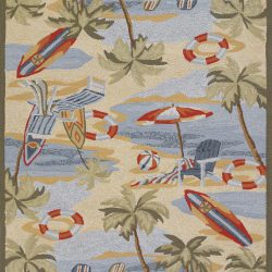 Couristan OUTDOOR ESCAPE COCOA BEACH SAND Area Rug