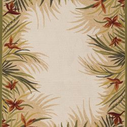 Couristan COVINGTON TROPIC GARDENS SAND Area Rug