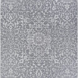 Couristan MONTE CARLO PALMETTE GREY Area Rug