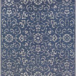 Couristan MONTE CARLO SUMMER VINES NAVY Area Rug