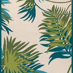 Couristan COVINGTON JUNGLE LEAVES IVORY Area Rug