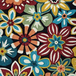 Couristan COVINGTON GERANIUM NAVY Area Rug