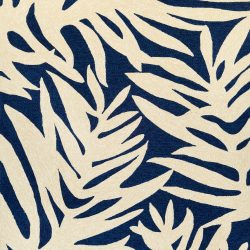 Couristan COVINGTON PALMS NAVY Area Rug