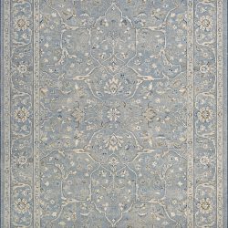 Couristan SULTAN TREASURES FLORAL YAZD SLATE BLUE Area Rug
