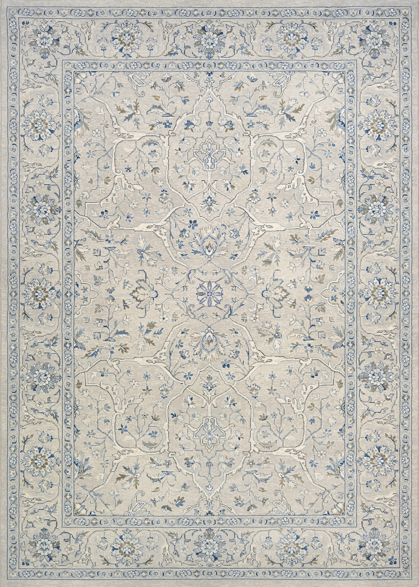 Couristan SULTAN TREASURES FLORAL YAZD GREY Area Rug