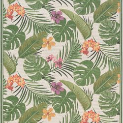 Couristan DOLCE FLOWERING FERN IVORY Area Rug