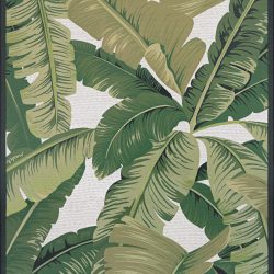 Couristan DOLCE PALM LILY HUNTR GREEN Area Rug