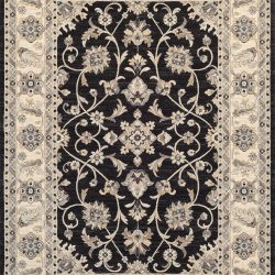 Couristan EVEREST ROSETTA EBONY Area Rug