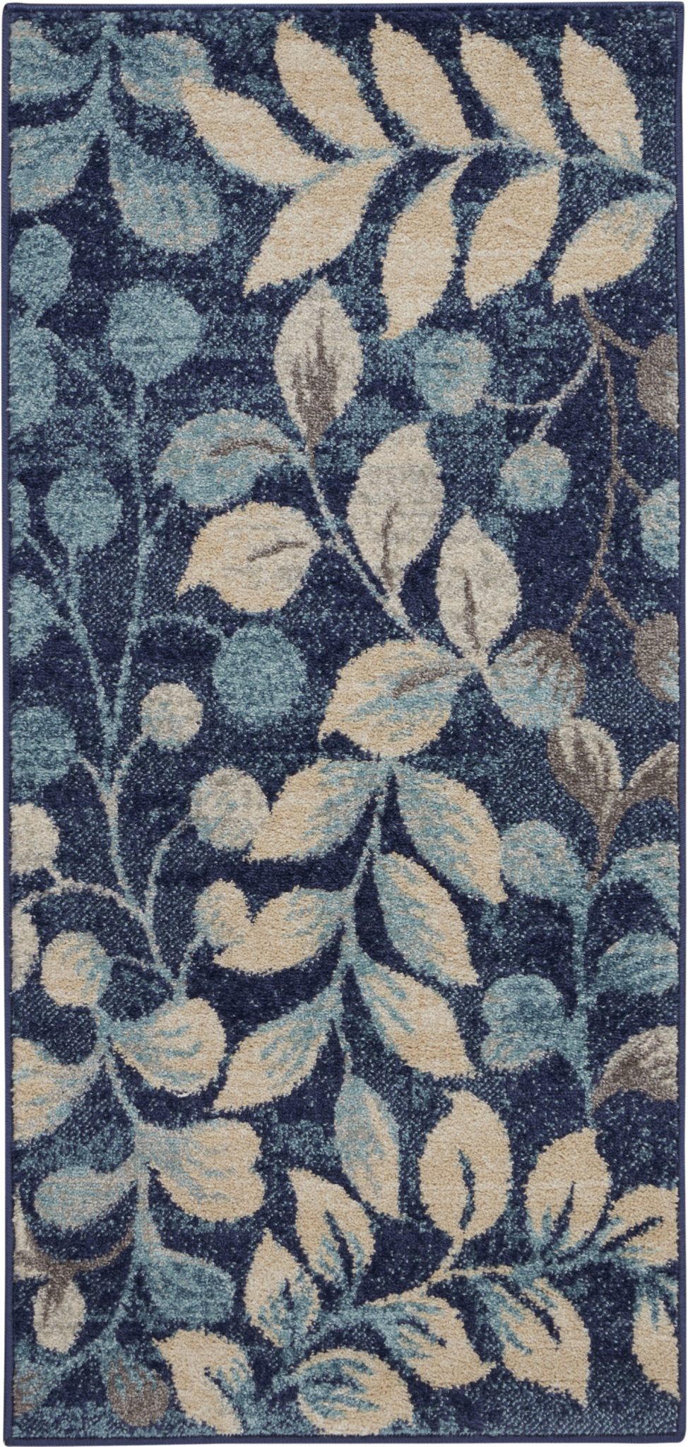 Nourison Tranquil TRA03 Navy Area Rug - Image 2