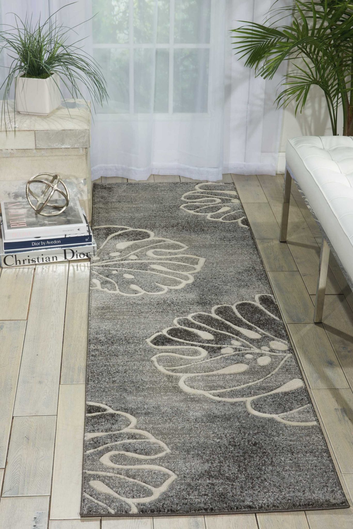 Nourison Maxell MAE04 Grey Area Rug