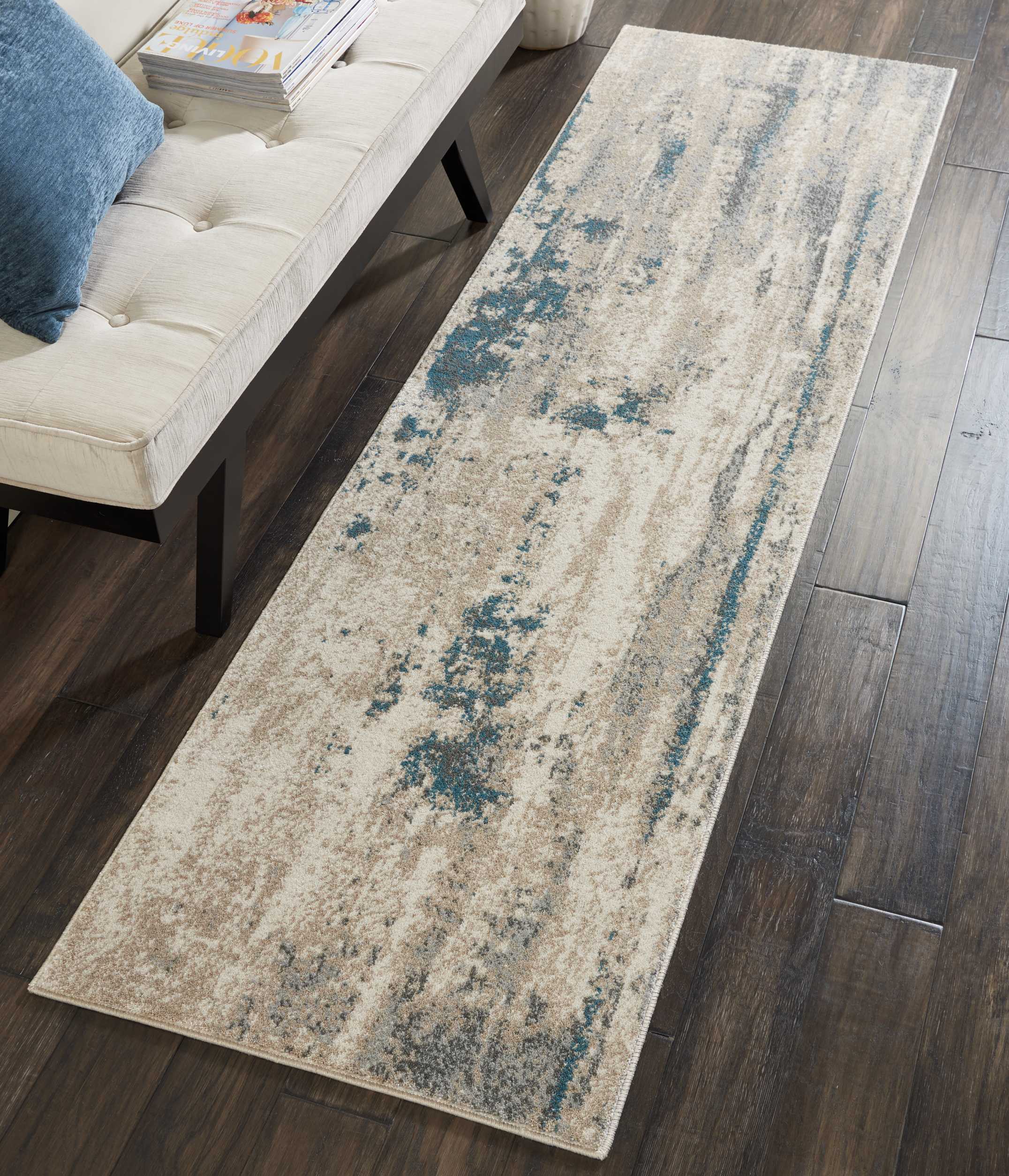Nourison Maxell MAE17 Ivory Area Rug
