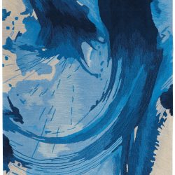 Alternative view of Nourison Symmetry SMM01 Blue Area Rug