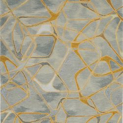Alternative view of Nourison Symmetry SMM05 Grey Area Rug