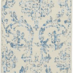 Alternative view of Nourison Jubilant JUB09 Ivory Blue Area Rug