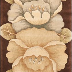 Alternative view of Nourison Tropics TS09 Brown Area Rug