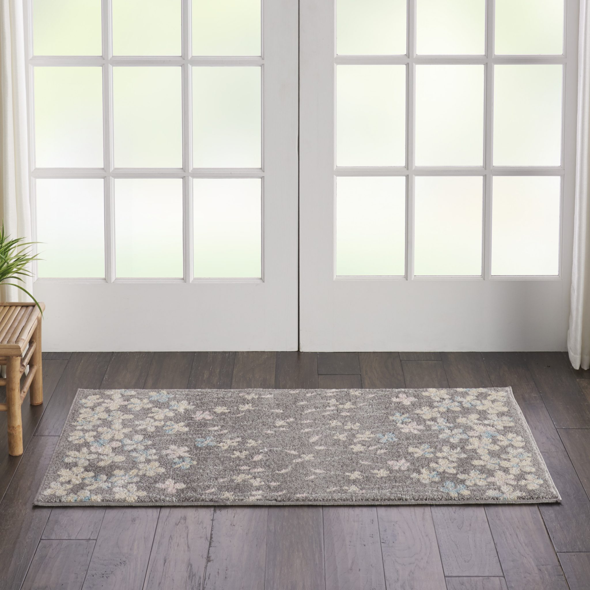 Nourison Tranquil TRA04 Grey Area Rug