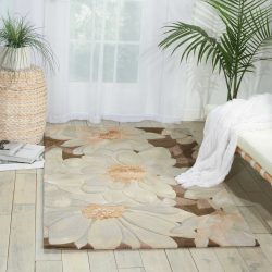 Nourison Tropics TS13 Mocha Area Rug