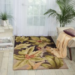 Nourison Tropics TS03 Plum Area Rug