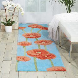 Nourison Contour CON79 Blue Area Rug