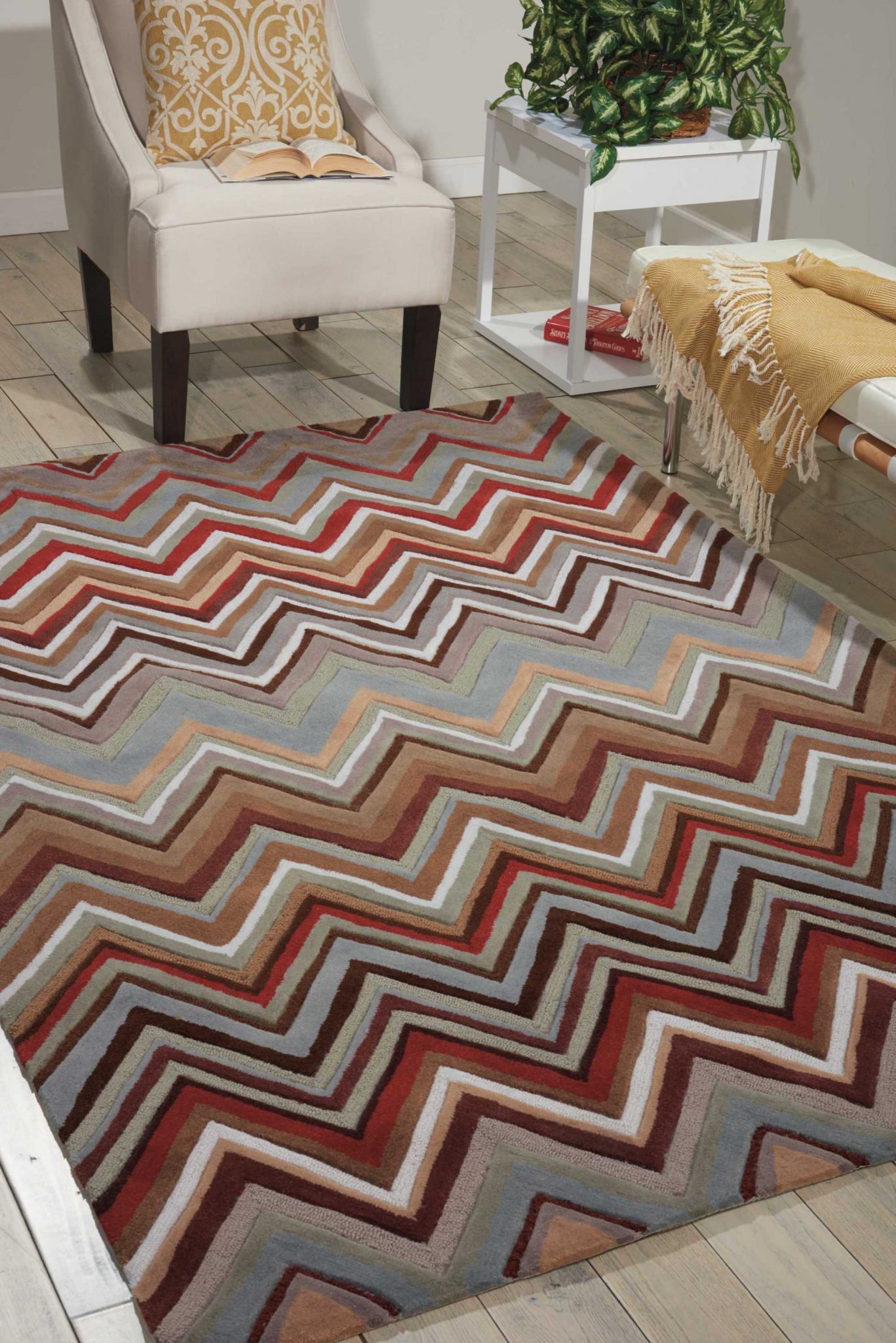 Nourison Contour CON23 Multicolor Area Rug
