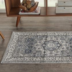 Nourison Quarry QUA07 Grey Area Rug