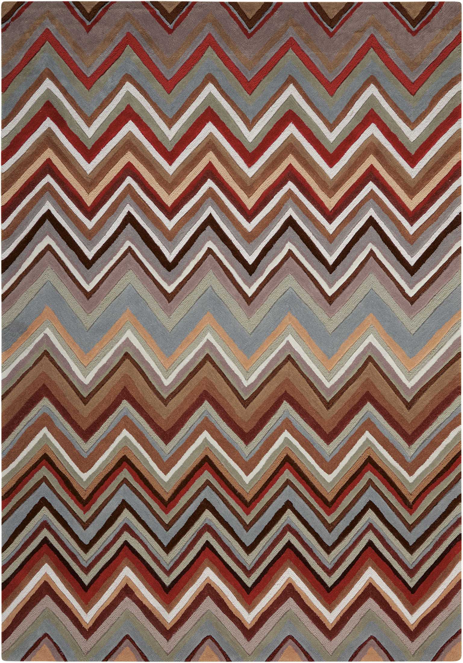 Nourison Contour CON23 Multicolor Area Rug - Image 2